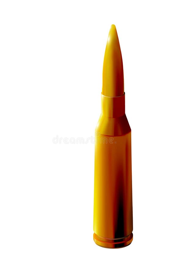 guld- kassettKalashnikov eller automatiskt gevär 3d som är realistisk för skjutvapen, maskingevärammo Guld- eller mässings på lju vektor illustrationer guld- kassettKalashnikov eller automatiskt gevär 3d som är realistisk för skjutvapen, maskingevärammo Guld- eller mässings på lju vektor illustrationer