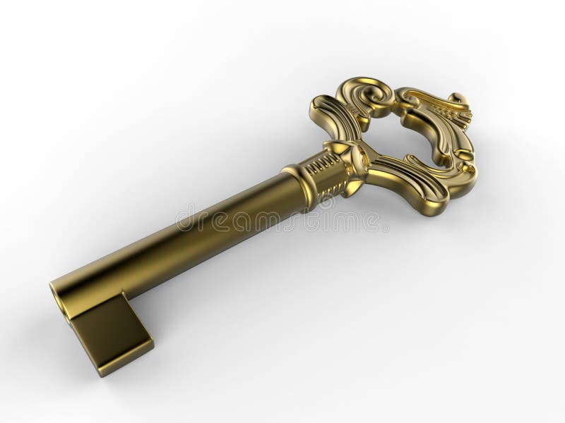 guld- key gammalt royaltyfri illustrationer guld- key gammalt royaltyfri illustrationer