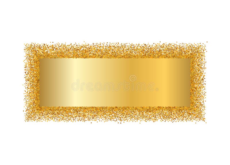 Guld- ram isolerad vit bakgrund Guld- blänka konfettitextur Guld- fyrkantig gräns, skinande lutning Ljust damm royaltyfri illustrationer Guld- ram isolerad vit bakgrund Guld- blänka konfettitextur Guld- fyrkantig gräns, skinande lutning Ljust damm royaltyfri illustrationer