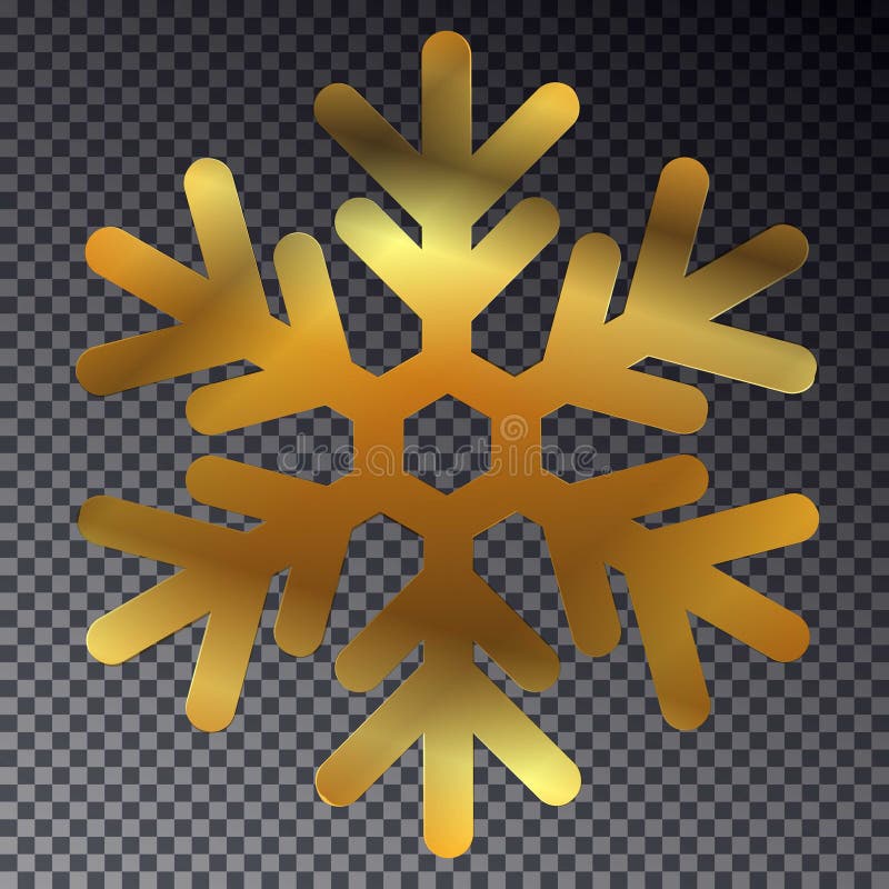 Guld- snöflinga för sken som isoleras på genomskinlig bakgrund royaltyfri illustrationer Guld- snöflinga för sken som isoleras på genomskinlig bakgrund royaltyfri illustrationer