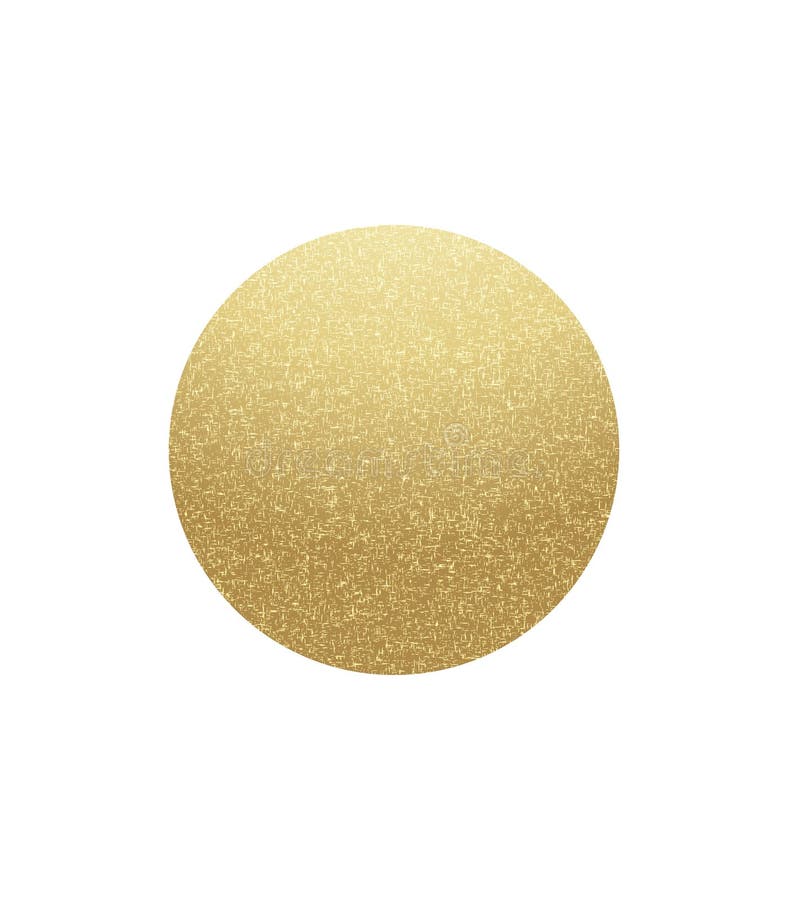 Guld- spräcklig cirkel royaltyfri illustrationer Guld- spräcklig cirkel royaltyfri illustrationer