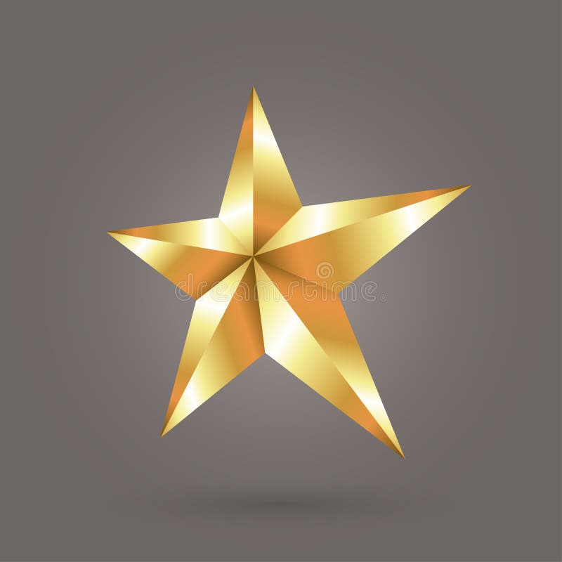 Guld- symbol stock illustrationer