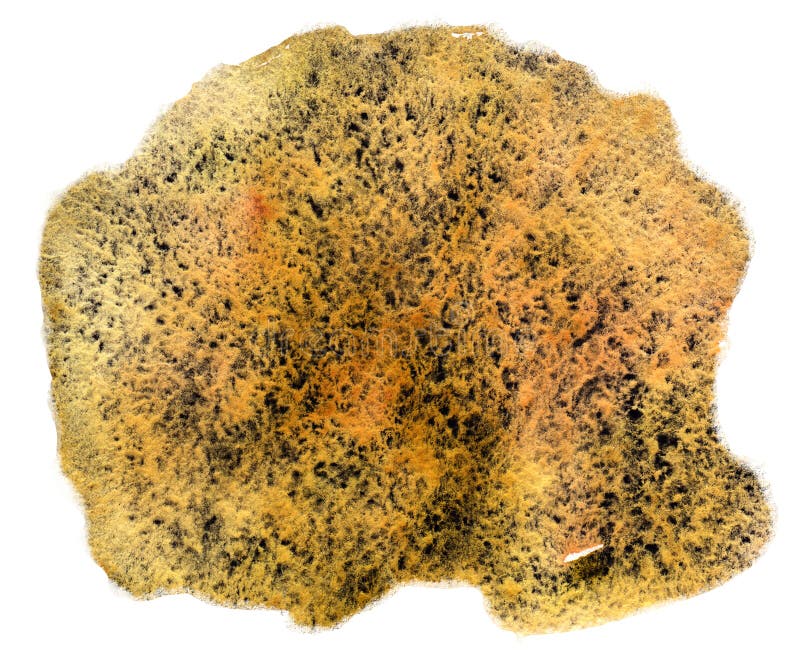 Guld- vattenfärgfläck med craquelure stock illustrationer Guld- vattenfärgfläck med craquelure stock illustrationer