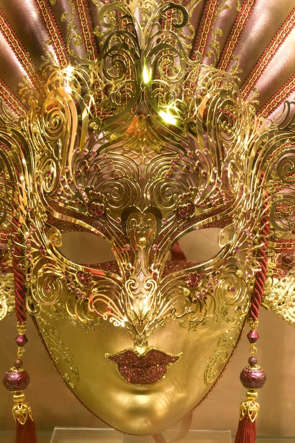 Luxury gold mask from venice. Luxury gold mask from venice