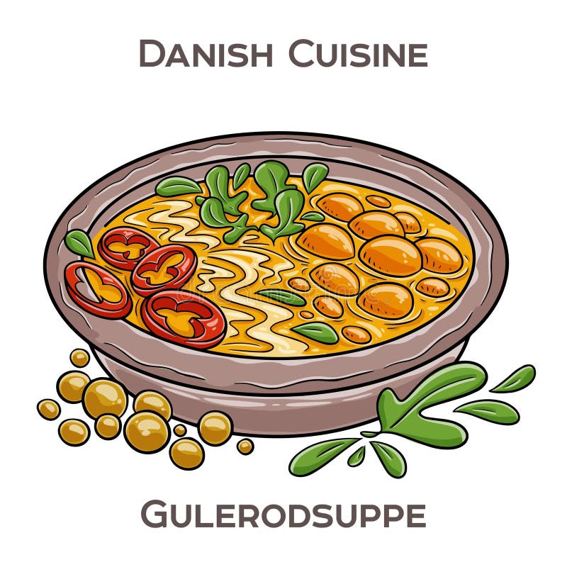 Gulerodsuppe to kremowa zupa marchewki produkowana zwykle z pureed cebuli i ziemniaków często przyprawianych imbirem i garnitowanych śmietanką.