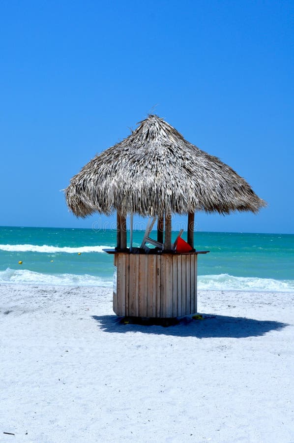 Gulf of Mexico Beach Hut stock image. Image of seascape 14708817