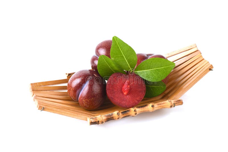 Gulf ruby plum. stock image. Image of healthy, organic 56867037