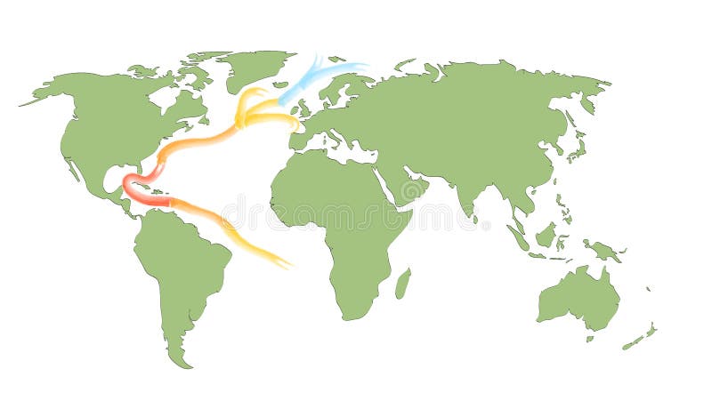 Gulf Stream stock illustration