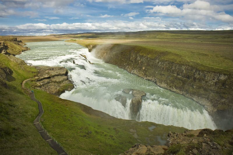 Gulfoss waterfall, Iceland
