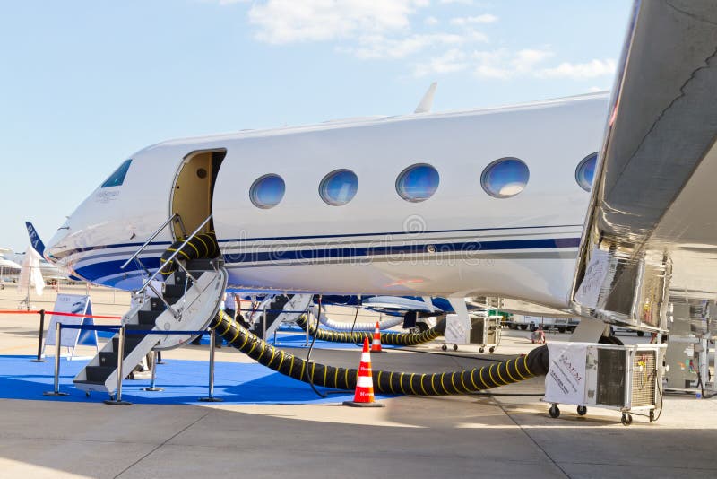 Gulfstream G550 royalty free stock photo