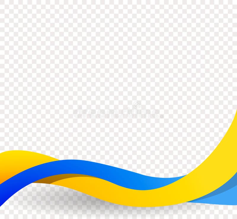 Guling och strumpebandsorden, krabb ukrainsk flagga, Ukraina självständighetsdagen Dekorativ beståndsdel för broschyren, affisch