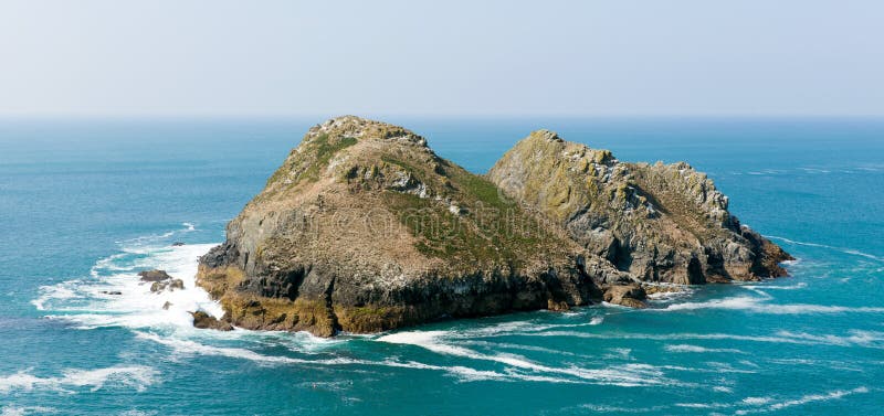 Gull Rocks Holywell Bay North Cornwall England United Kingdom near Newquay