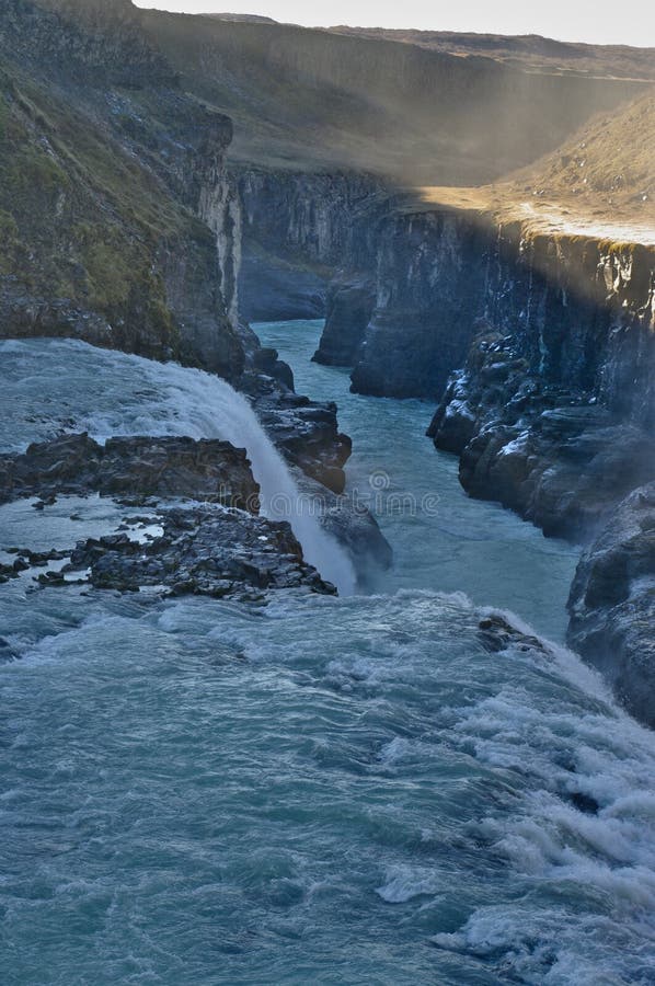 gullfoss Iceland siklawa zdjęcia stock gullfoss Iceland siklawa zdjęcia stock