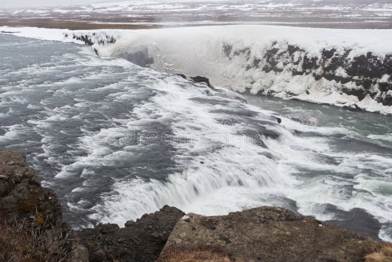 Gullfoss Is A Waterfall Located In The Canyon Of The Hvítá River In