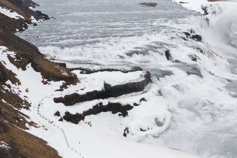 Gullfoss Is A Waterfall Located In The Canyon Of The Hvítá River In