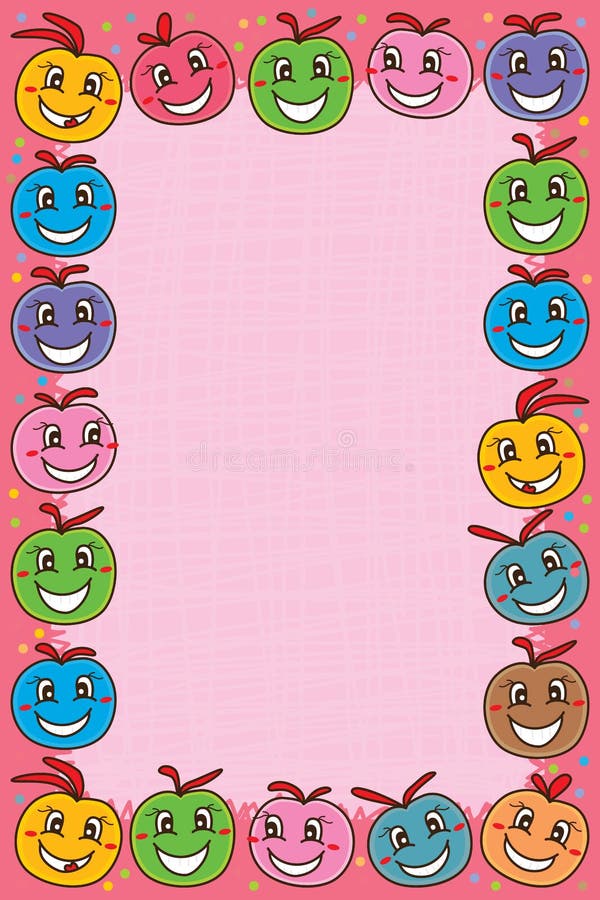 Gullig rosa färgram för boll royaltyfri illustrationer Gullig rosa färgram för boll royaltyfri illustrationer