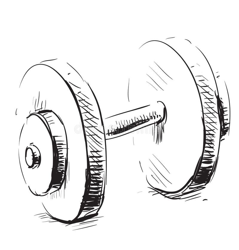 Gum Weight Dumbbell Cartoon Icon Stock Vector - Illustration of heavy