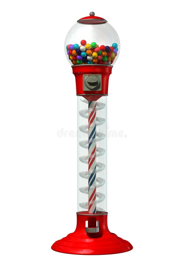 Gumball fördelande maskin royaltyfri illustrationer Gumball fördelande maskin royaltyfri illustrationer