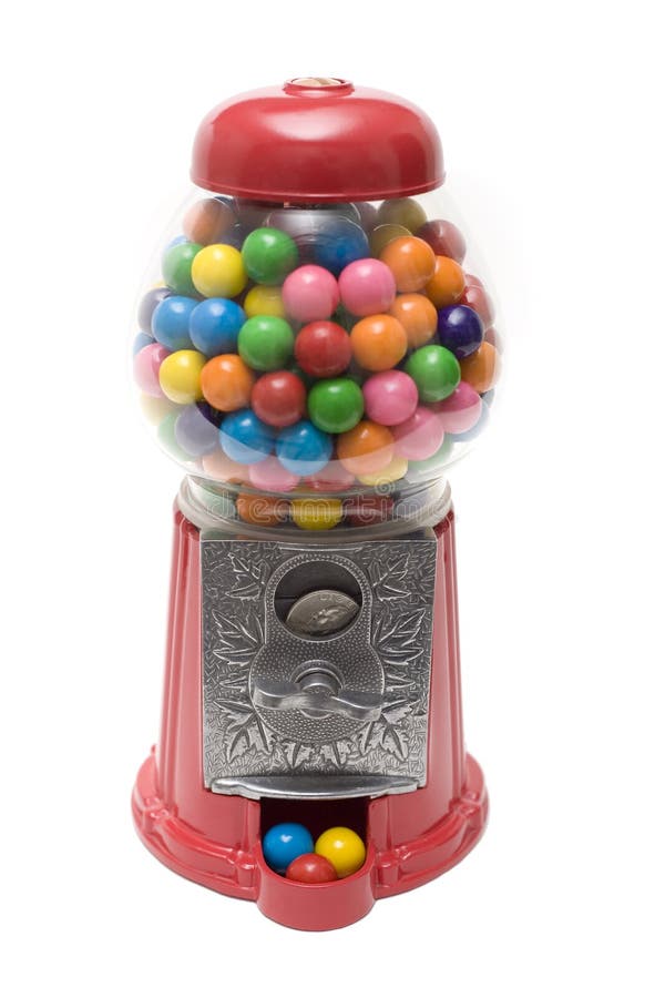 Gumball Machine from an Old Store in 1950 Stock Image Image of