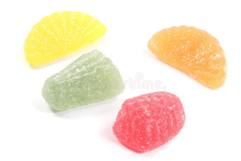 Gumdrops Fruit Flavored Chewies Isolated royalty free stock photo Gumdrops Fruit Flavored Chewies Isolated royalty free stock photo