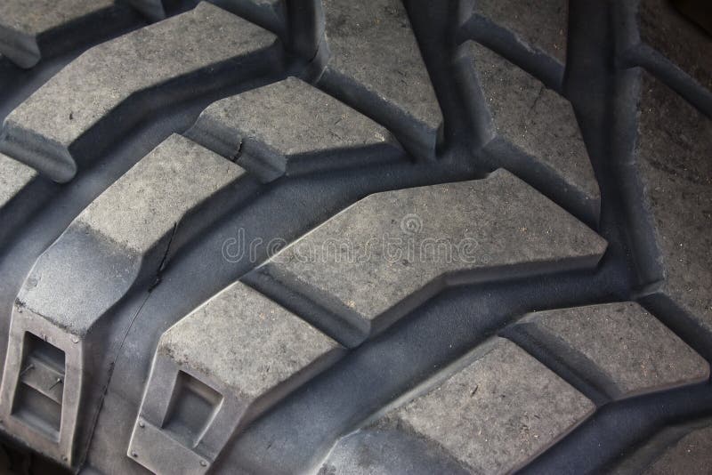 Close up shot of a tire pattern. Horizontal shot. Close up shot of a tire pattern. Horizontal shot.