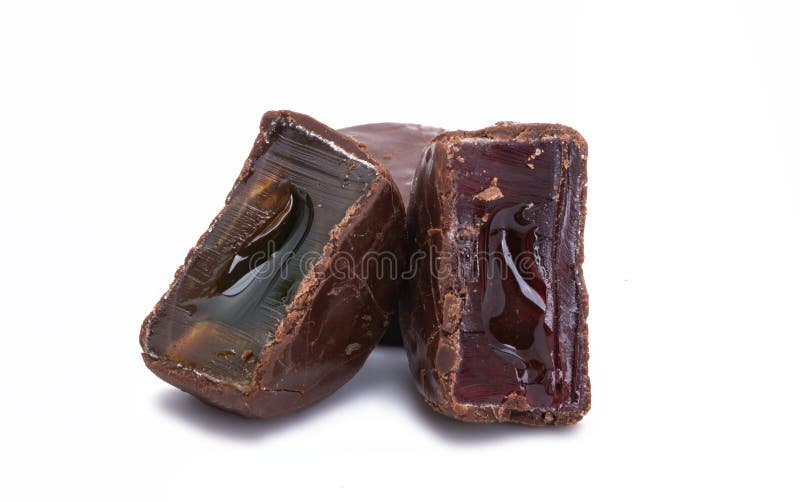 Gummy Chocolate Candies Isolated Stock Photo Image of food, sweet 223266972