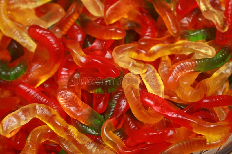 Gummy worm pile stock photo. Image of party, confection 6107486