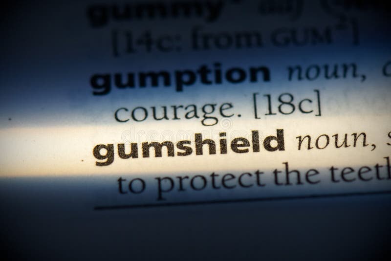 Gumshield stock image. Image of book, isolated, concept 161576457