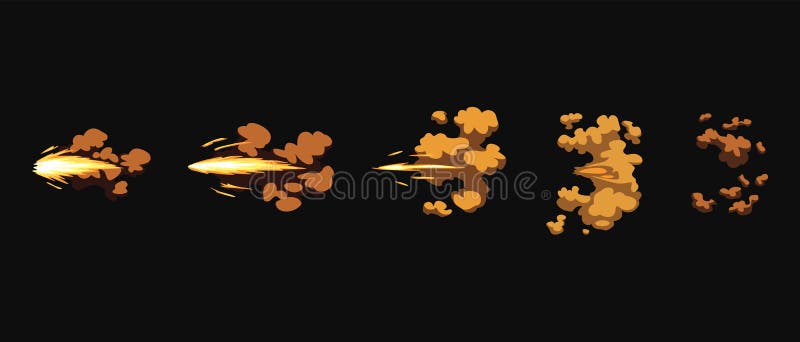 Gun Flashes or Gunshot Animation. Cartoon Flash Effect of Bullet Starts with Smoke and Sparkles Stock Vector - Illustration of game, blast: 246261805 Gun Flashes or Gunshot Animation. Cartoon Flash Effect of Bullet Starts with Smoke and Sparkles Stock Vector - Illustration of game, blast: 246261805