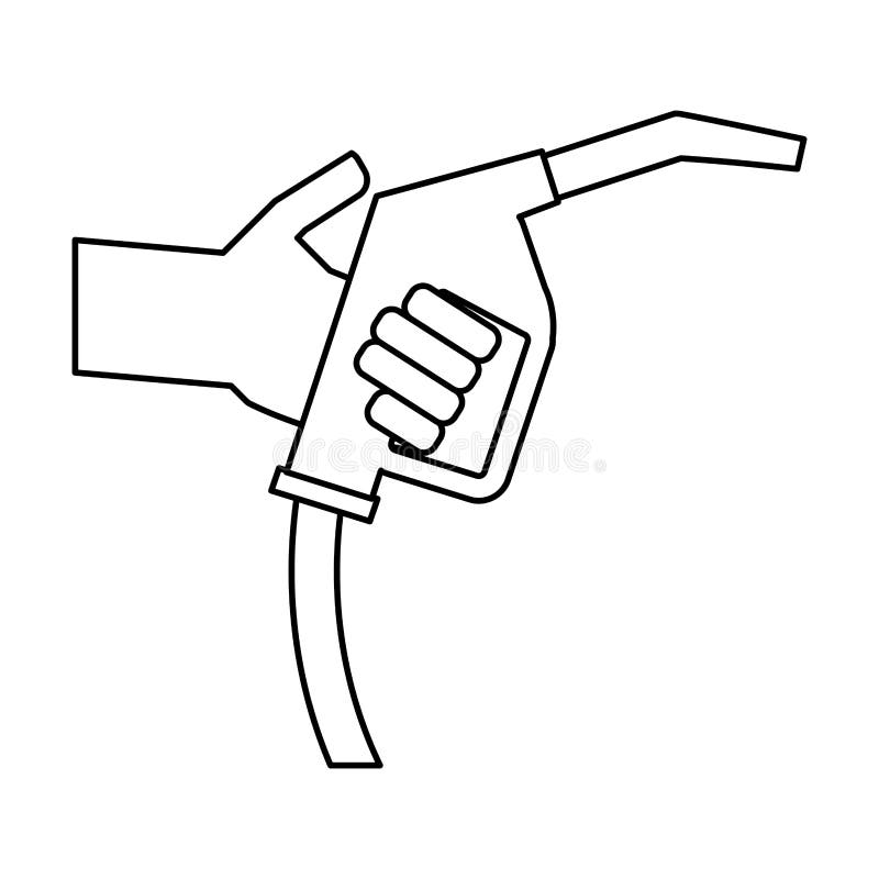 Gun fuel service station stock illustration. Illustration of engine 83201491