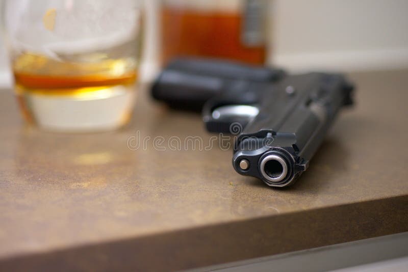 Gun Glass Cognac Marble Table Stock Photos Free & RoyaltyFree Stock Photos from Dreamstime