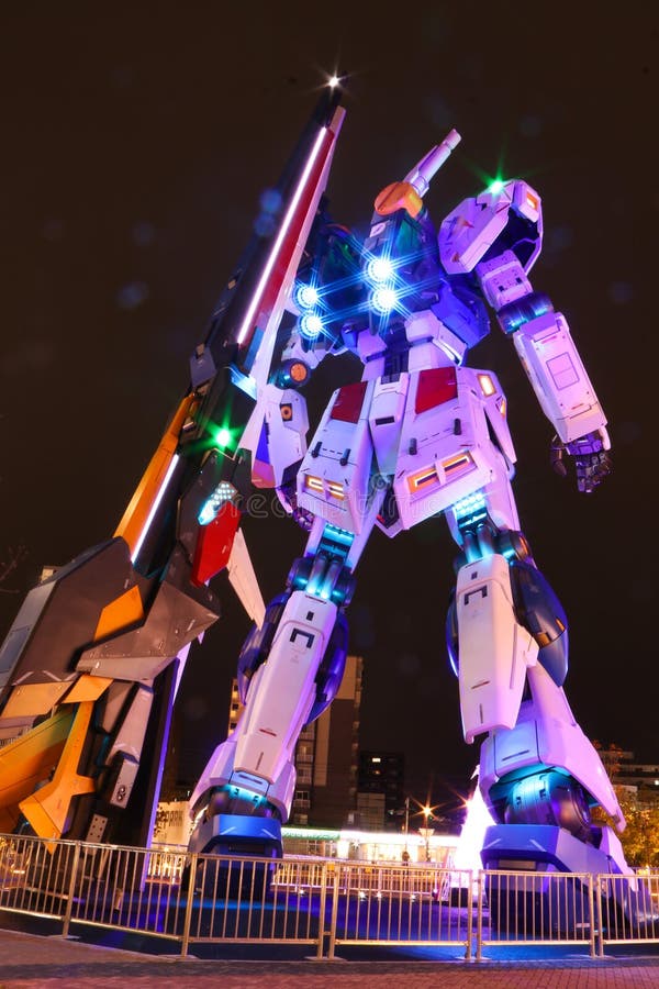 Gundam in Japan editorial photography. Image of tallest 272072707