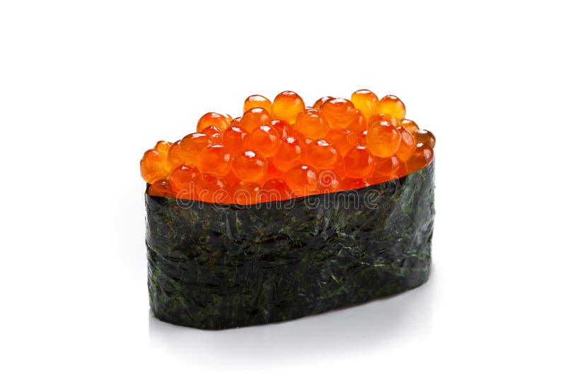 Gunkan Maki with Salmon Caviar Stock Photo Image of sushi, salmon 49458420