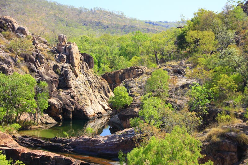 Gunlom au parc national de Kakadu, territoire du nord, Australie photo libre de droits Gunlom au parc national de Kakadu, territoire du nord, Australie photo libre de droits