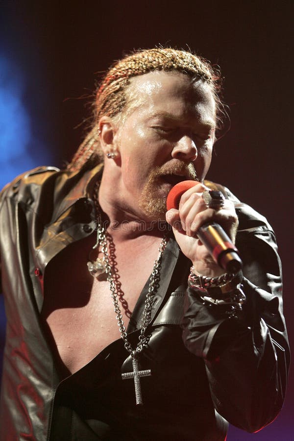 Guns N Roses performs in concert