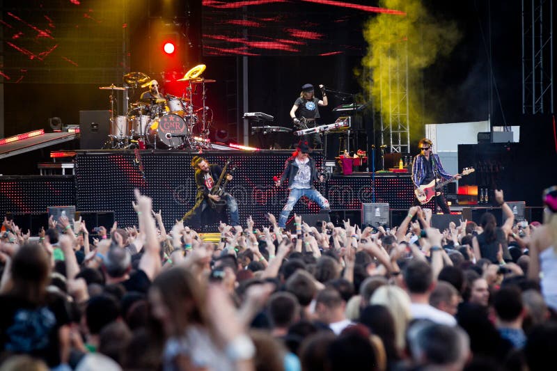 Guns N  Roses at Tuborg Green Fest