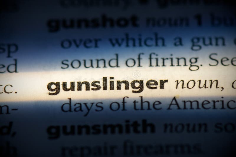 Gunslinger stock photo. Image of concept, vocabulary 161576468