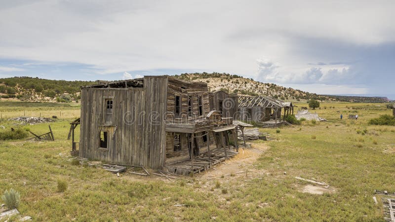 Gunsmoke Movie Set in Southern Utah Stock Image - Image of farm, landscape:  121909205