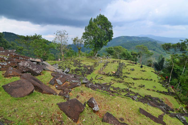 Gunung Padang Megalithic Site, West Java, Indonesia