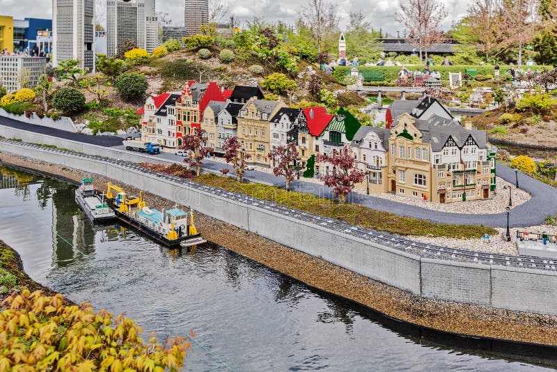 Gunzburg, DEUTSCHLAND - 26. März: Legoland - Mini-Europa von LEGO stockfotos Gunzburg, DEUTSCHLAND - 26. März: Legoland - Mini-Europa von LEGO stockfotos