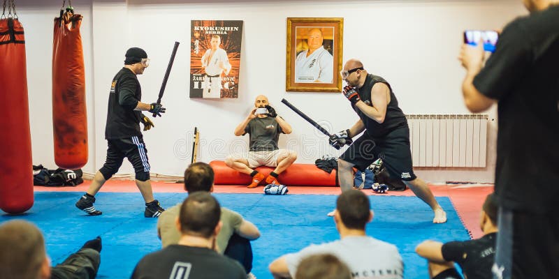 Filipino Martial Arts Instructor Demonstrates Stick Fighting Techniques  Stock Photo - Image of astig, outdoor: 109278684