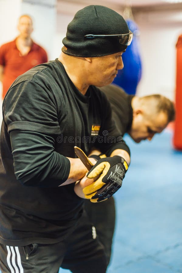 Lameco Astig Combatives instructor demonstrates stick fighting t