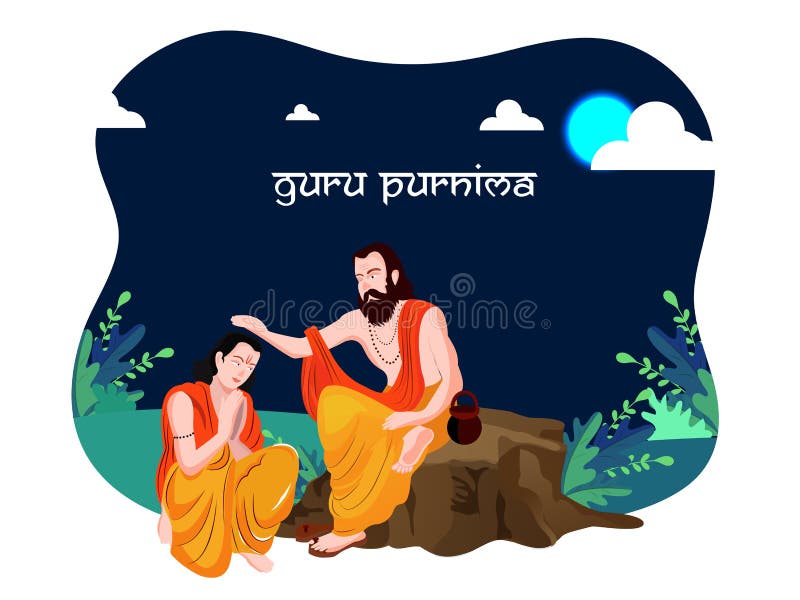 Template design banner of Guru Purnima-saigonsouth.com.vn