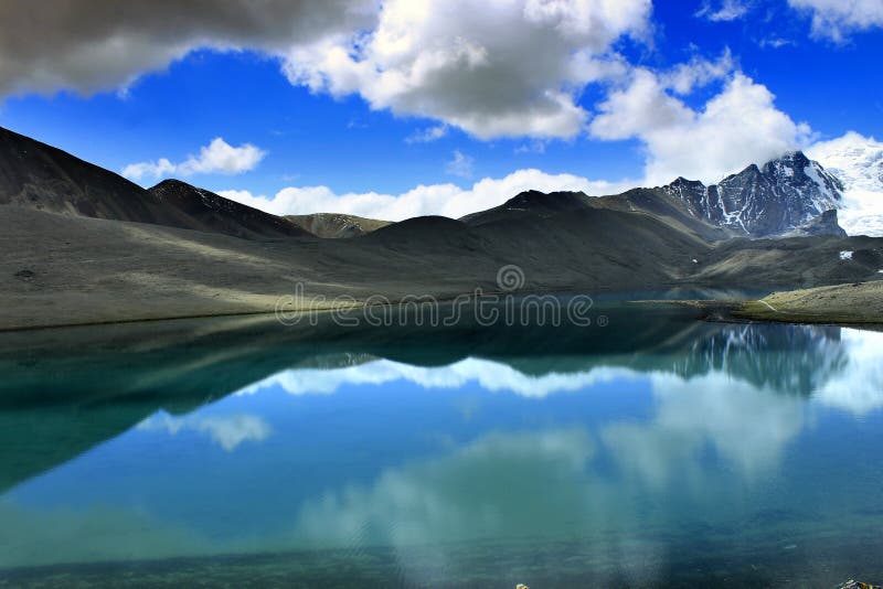 Gurudongmar Lake Buddhist Flag flutters in GuruDongmar Lake.JPG Buddhist Holy Lake -Gurudongmar Lake Location	North Sikkim, India Coordinates	28.02°N 88.71°ECoordinates: 28.02°N 88.71°E Basin countries	Sikkim, India Surface area	118 hectares 290 acres Shore length1	5.34 kilometres 3.32 mi Surface elevation	17,004 ft 5,183 m Settlements Mangan, North Sikkim 122 km. Lachen, North Sikkim 67 km. 1 Shore length is not a well-defined measure. Gurudongmar in May. Gurudongmar Lake in Sikkim. Gurudongmar Lake is one of the highest lakes in the world and in India, located at an altitude of 17,800 ft 5,430 m in the Indian state of Sikkim. Gurudongmar Lake Buddhist Flag flutters in GuruDongmar Lake.JPG Buddhist Holy Lake -Gurudongmar Lake Location	North Sikkim, India Coordinates	28.02°N 88.71°ECoordinates: 28.02°N 88.71°E Basin countries	Sikkim, India Surface area	118 hectares 290 acres Shore length1	5.34 kilometres 3.32 mi Surface elevation	17,004 ft 5,183 m Settlements Mangan, North Sikkim 122 km. Lachen, North Sikkim 67 km. 1 Shore length is not a well-defined measure. Gurudongmar in May. Gurudongmar Lake in Sikkim. Gurudongmar Lake is one of the highest lakes in the world and in India, located at an altitude of 17,800 ft 5,430 m in the Indian state of Sikkim.