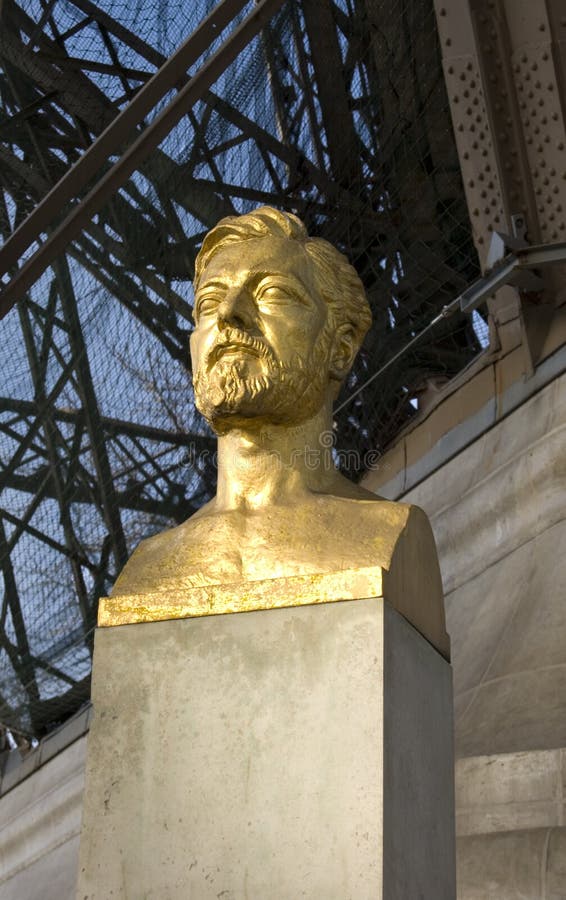 Gustave Eiffel Statue, Paris Stock Photo - Image: 8558630