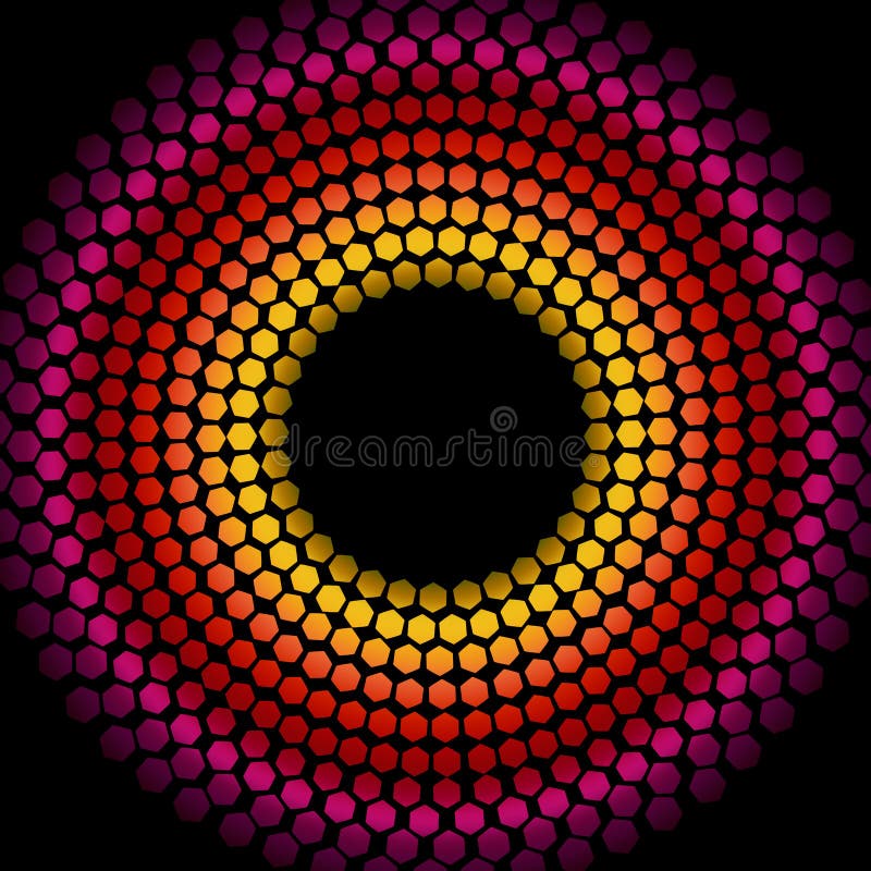 Guten Rutsch ins Neue Jahr 2015 - Hexagon-Discolichter stock abbildung Guten Rutsch ins Neue Jahr 2015 - Hexagon-Discolichter stock abbildung
