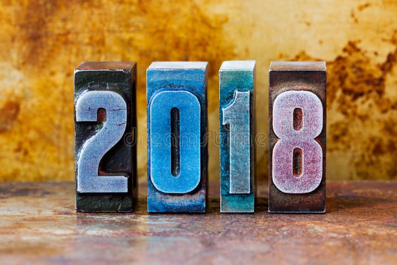 2018-guten Rutsch ins Neue Jahr-Postkarte Bunte Briefbeschwererstellen-Symbolwinterurlaube Kreatives Retrostildesignweihnachten lizenzfreies stockbild 2018-guten Rutsch ins Neue Jahr-Postkarte Bunte Briefbeschwererstellen-Symbolwinterurlaube Kreatives Retrostildesignweihnachten lizenzfreies stockbild