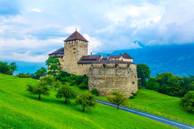 Gutenberg Castle in the Principality Liechtenstein...IMAGE Stock Image ...