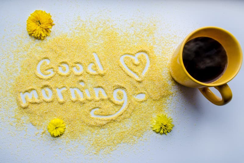 Gutenmorgen Mit Einem Tasse Kaffee Fotos Kostenlose Und Royalty Free Stock Fotos Von Dreamstime
