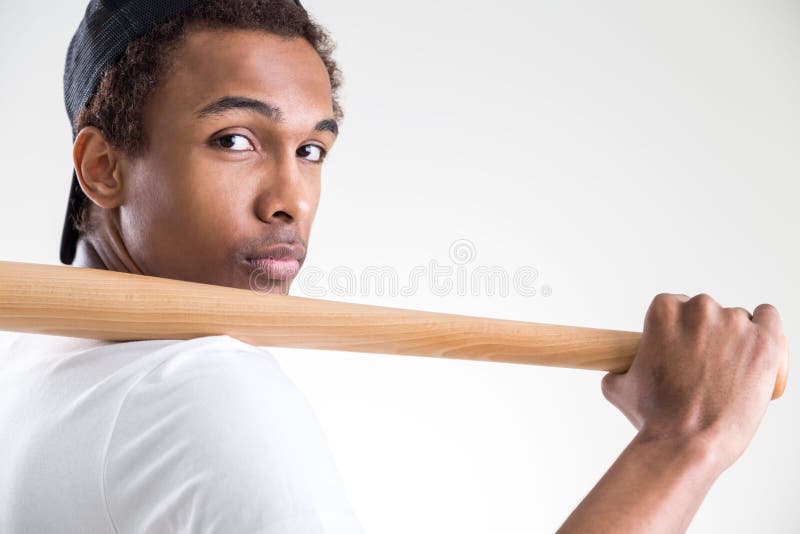 African Businessman Holding Baseball Bat Stock Photos Free & Royalty
